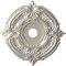 Ekena Millwork Attica PVC Ceiling Medallion (Canopies up to 7 3/4"), 22"OD x 3 1/2"ID x 1"P, Bright Coat Aluminum CMP22ATBAL - alternate 1